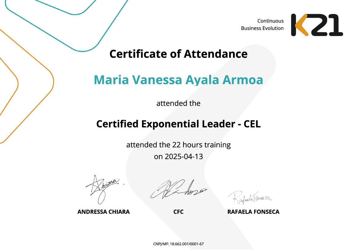 Certificado K21